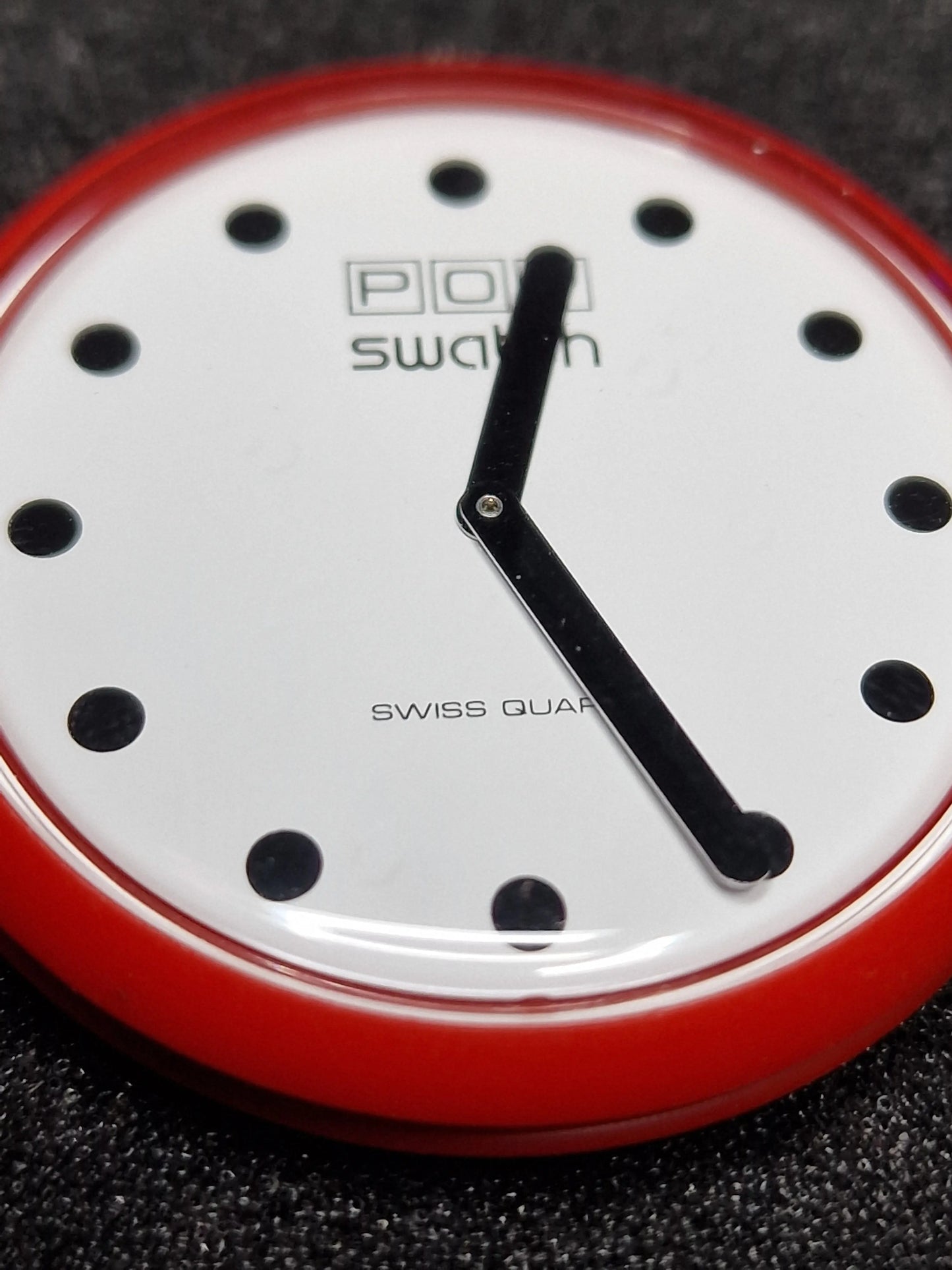 🔥 Swatch POP PWBR001 "Fire Signal" (1987) – Spare Set – Unworn