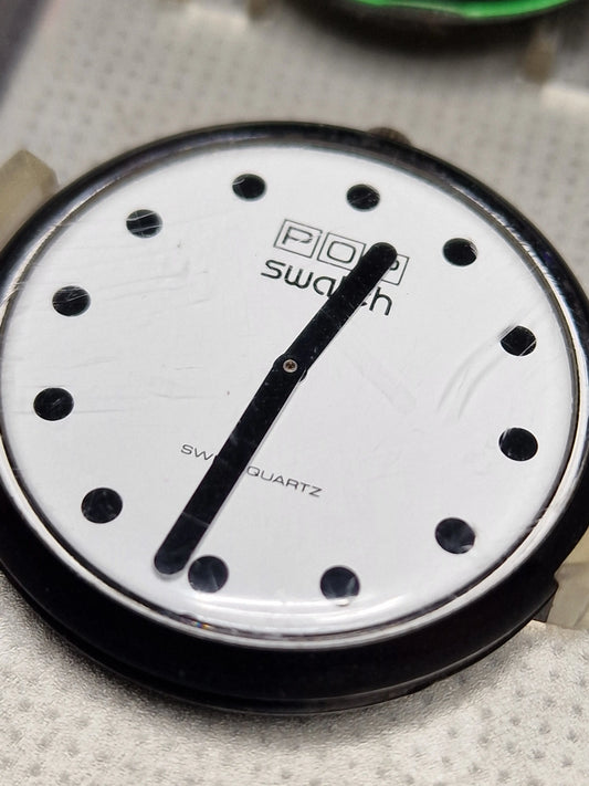 Swatch Pop PWBB120 “Basic Blacko” (1989) – Vintage Icon Used