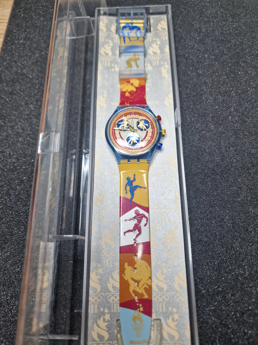 ⌚ Swatch Chrono SCZ104 "Kalos" – Olympic Special (1996)