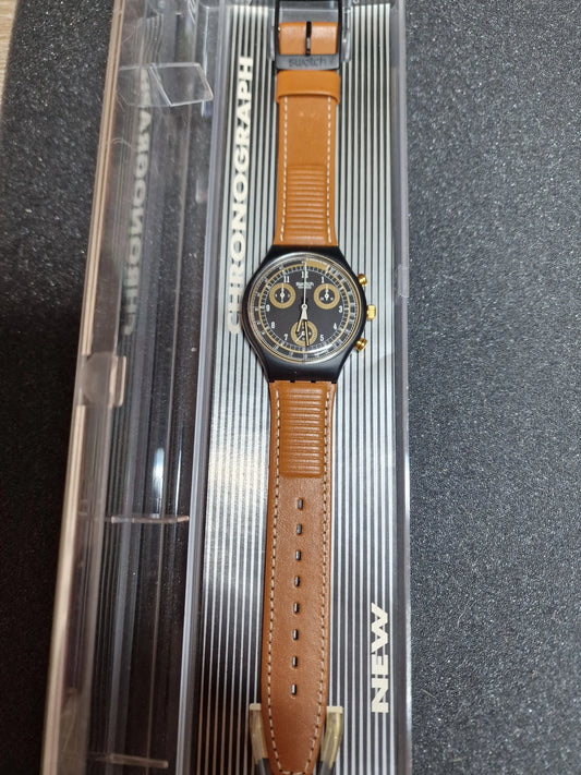 ⌚ Swatch Chrono SCB104 "Sand Storm" (1991) – Vintage Chronograph