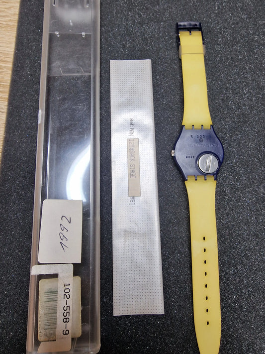 🏛️ Swatch GN120 “Backstage” (1992) – Architectural Elegance