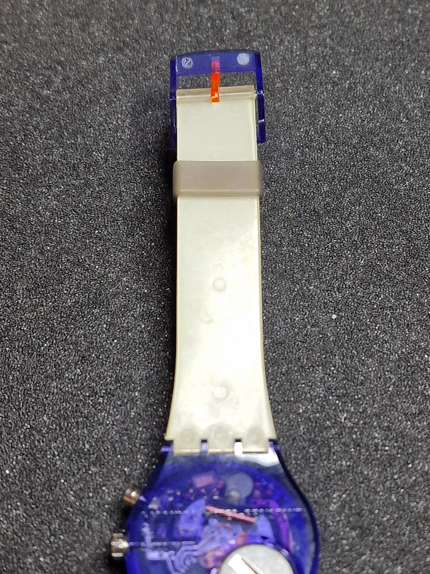 💜 Swatch GN901 “Potluck” (1996) – Swatch Loomi Series