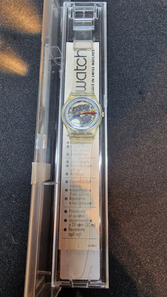 🪼 Swatch GK100 – Jelly Fish (1985) | Vintage Transparent Classic