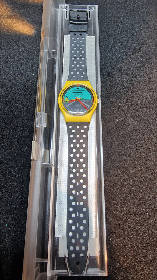 🟡 Swatch GJ101 – “Follow Me” (1987)