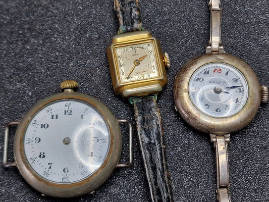 ✨ Lot of 11x Ladies’ Wristwatches – ART DÉCO Style – Rare! (Non-Working)