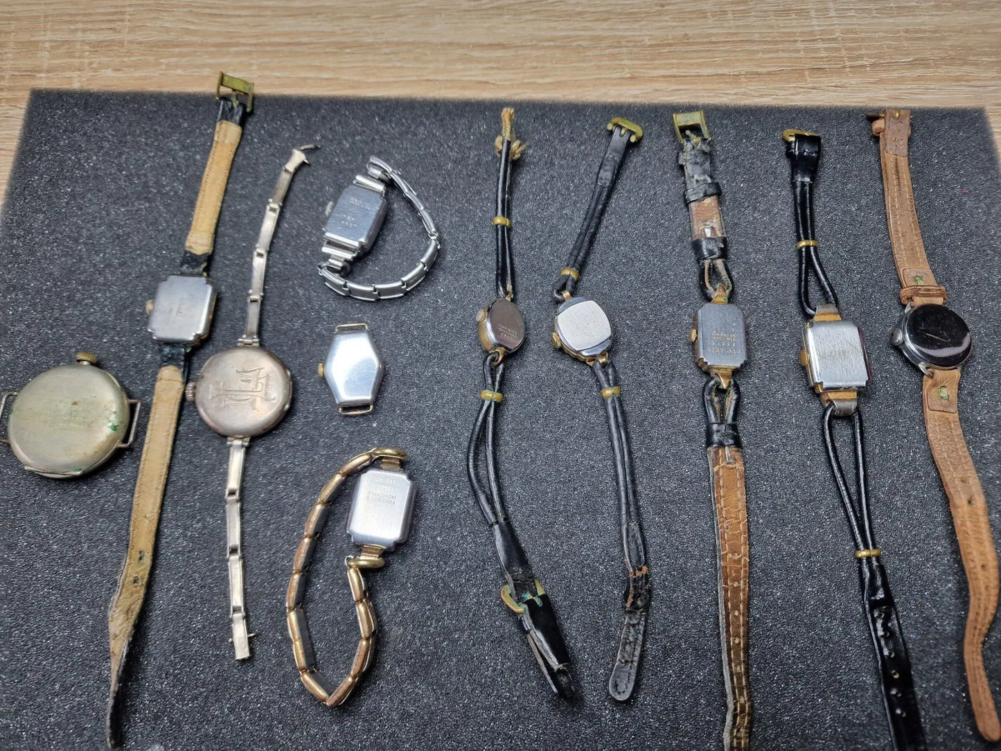 ✨ Lot of 11x Ladies’ Wristwatches – ART DÉCO Style – Rare! (Non-Working)