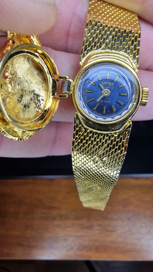 💎 Samba Ladies Jewelry Watch – Vintage 1960s Mechanical Beauty ✨
