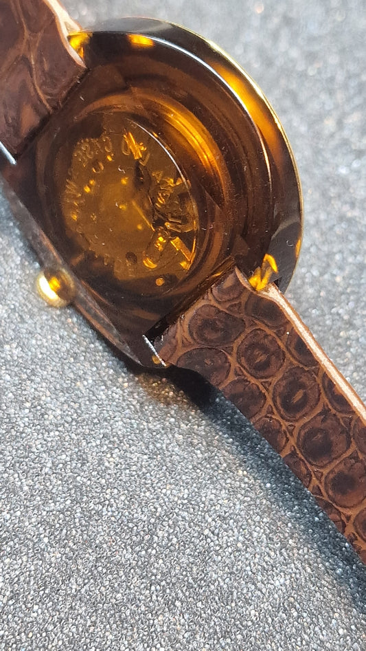 TERIAN – Swiss Made – NOS – ILONA LTD Acrylic Case – 1970s/80s – Mechanical