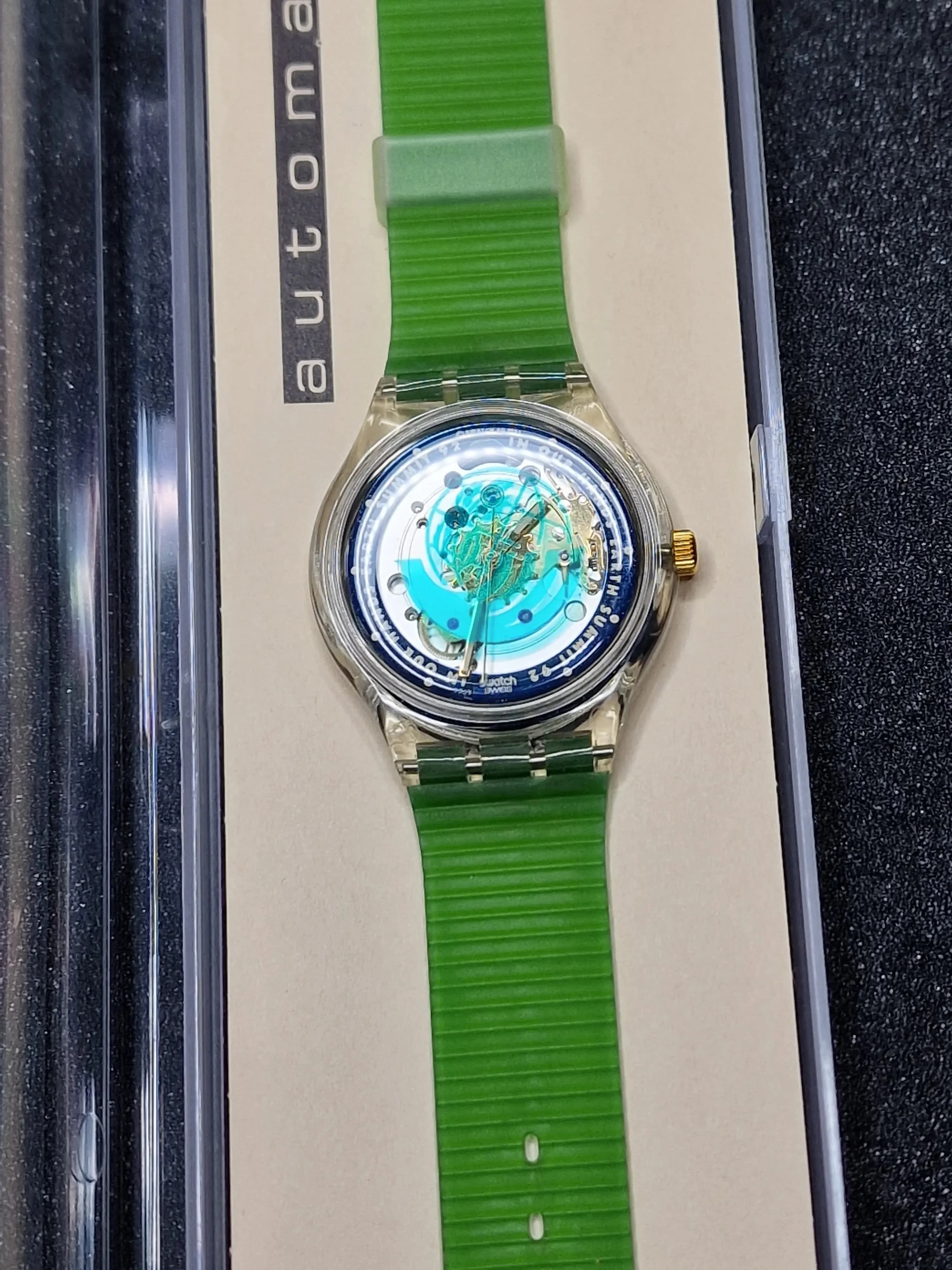 Swatch Automatic SAK102 "Time to Move" – Earth Summit 1992