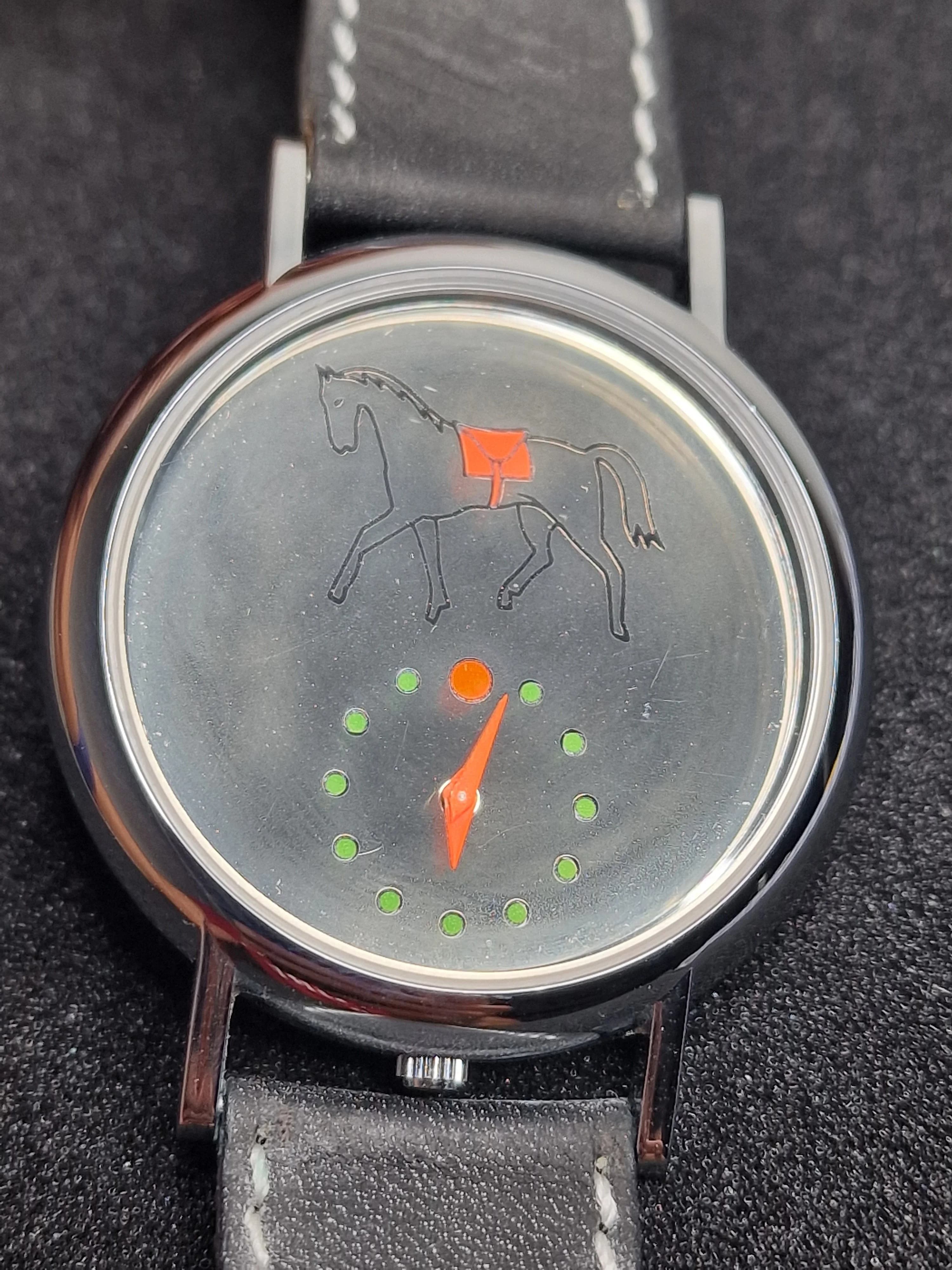 Unworn Vintage Quartz Watch – Swiss Made – Cattin Movement – 80s–90s – 42mm – NOS