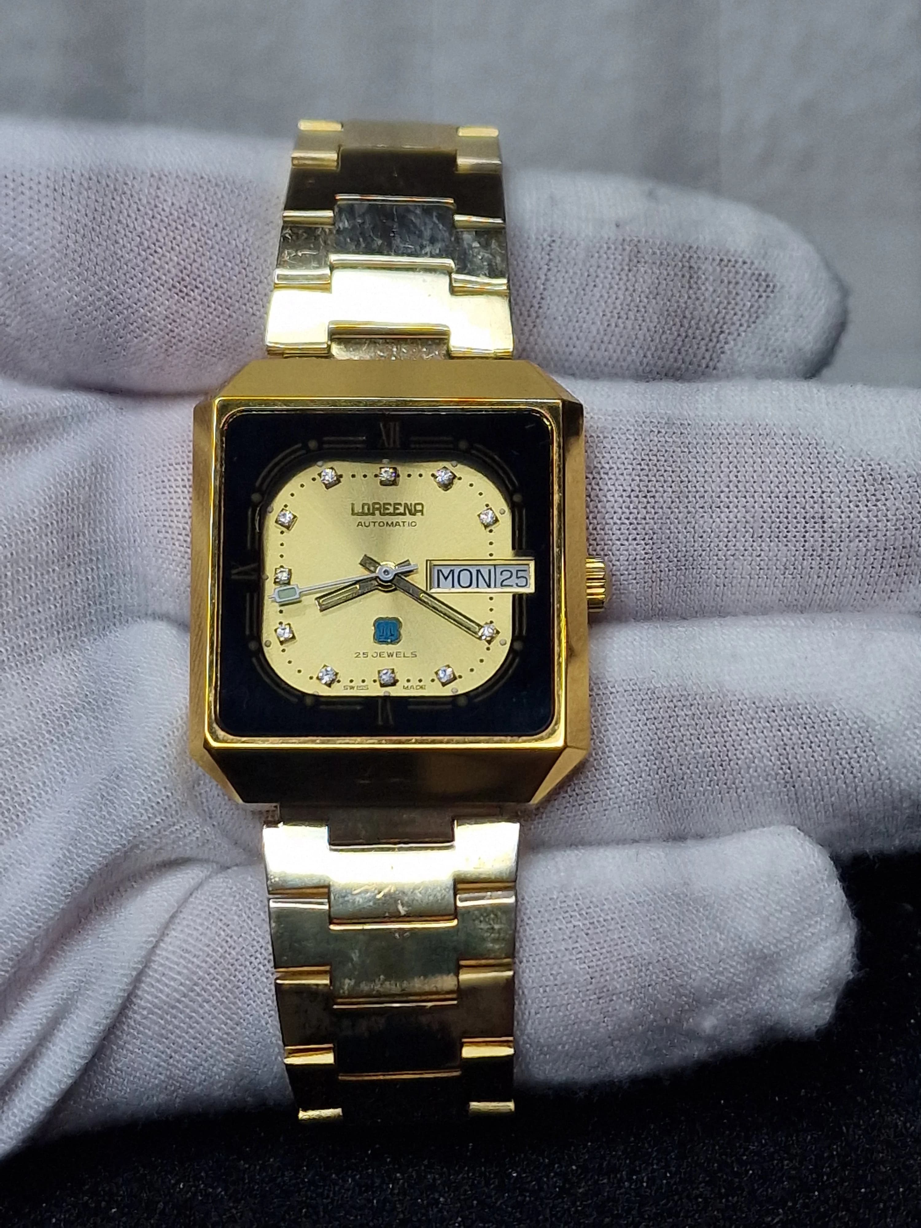⌚ Unworn Vintage ZENO Automatic Watch – Swiss Made, 1960s, Gold-Tone Case, Rare Find