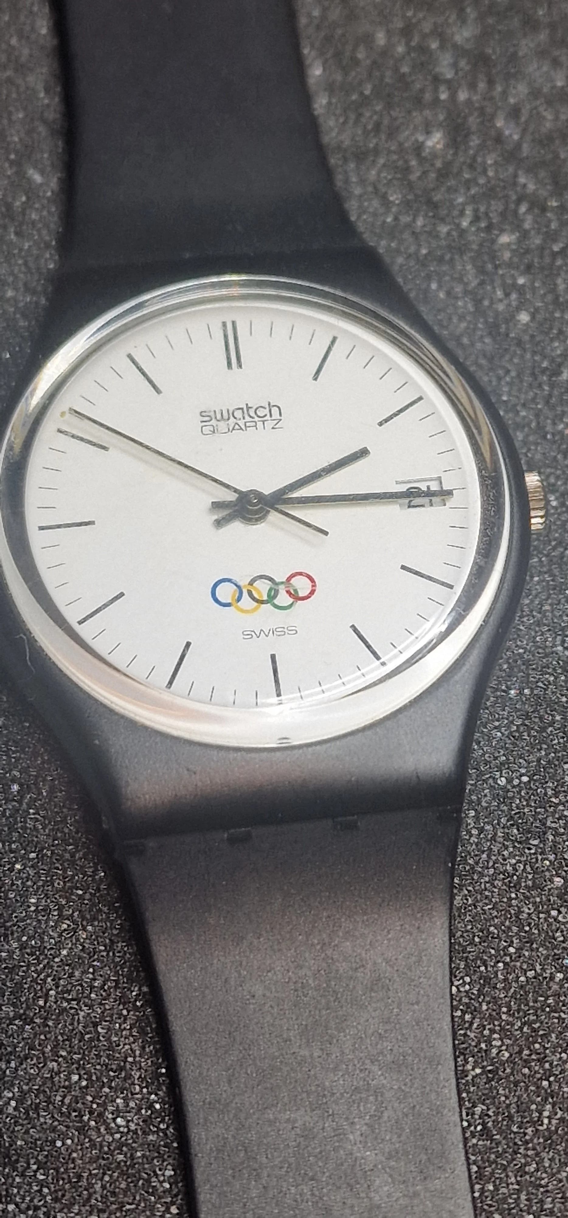 ⌚ Swatch Irony Chrono YVS460 “Dakmeblue” (2018) – Blue Strap 🔵✨