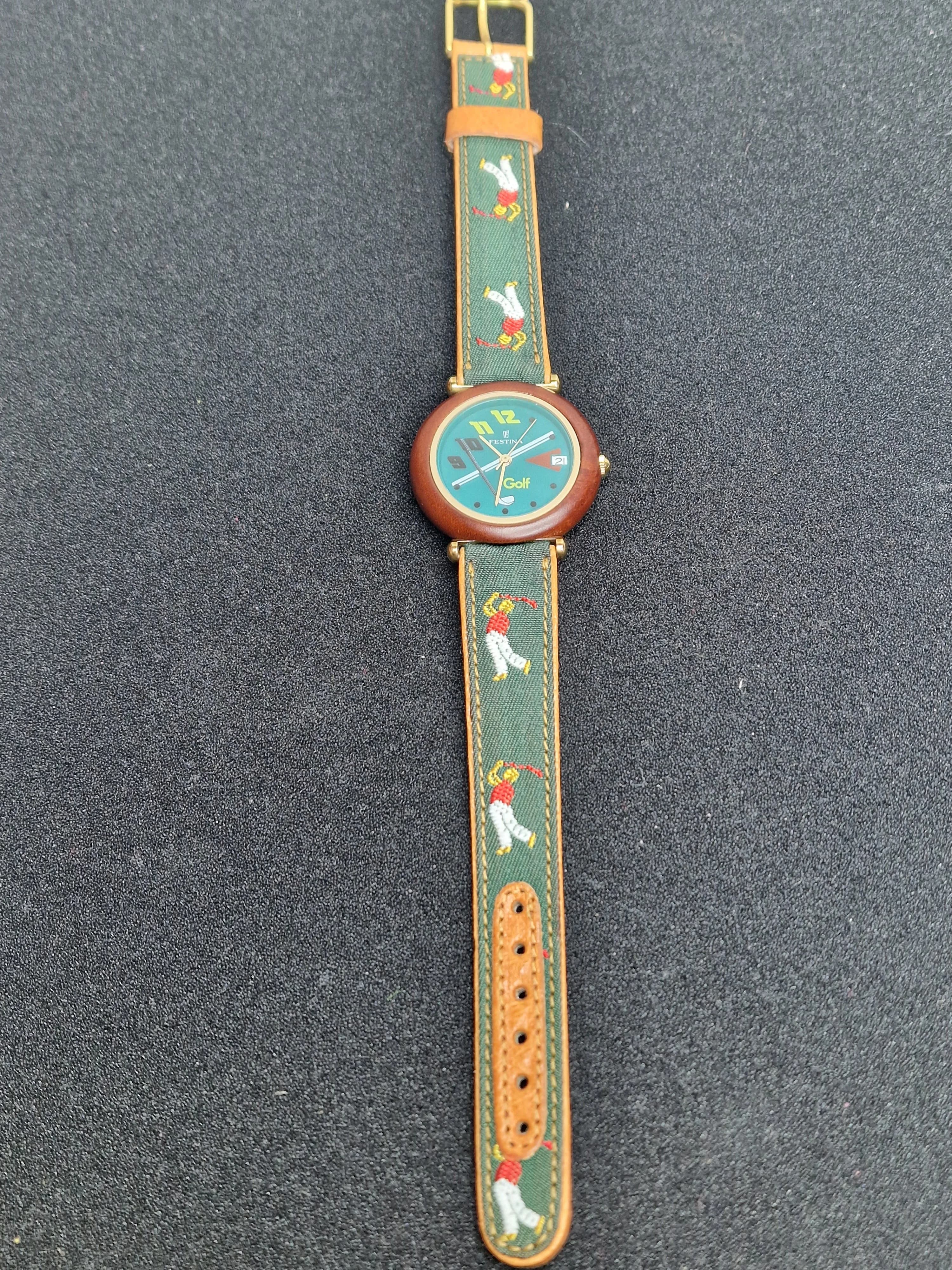 ⌚ Unworn Vintage Quartz Watch "FESTINA" – Swiss Made, 70s/80s, Gold-Tone, Old Stock