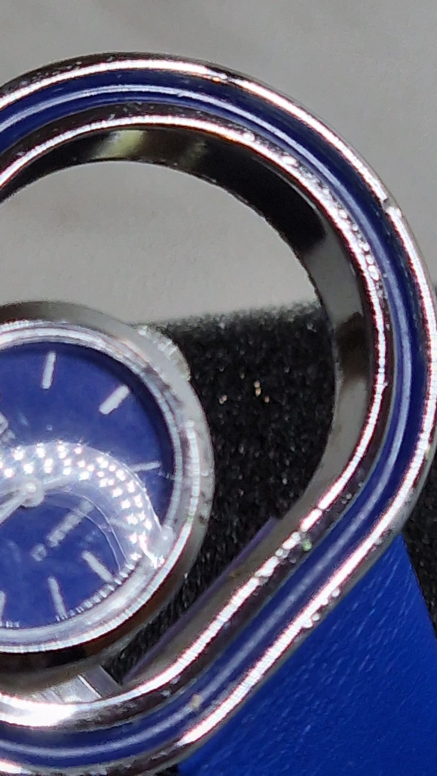 💎 Unworn Vintage Women’s Watch – Hand-Wound, Late 1960s, Swiss Made, Blue Strap