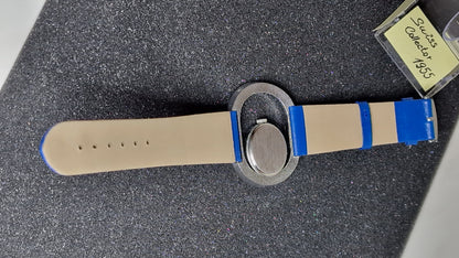 💎 Unworn Vintage Women’s Watch – Hand-Wound, Late 1960s, Swiss Made, Blue Strap