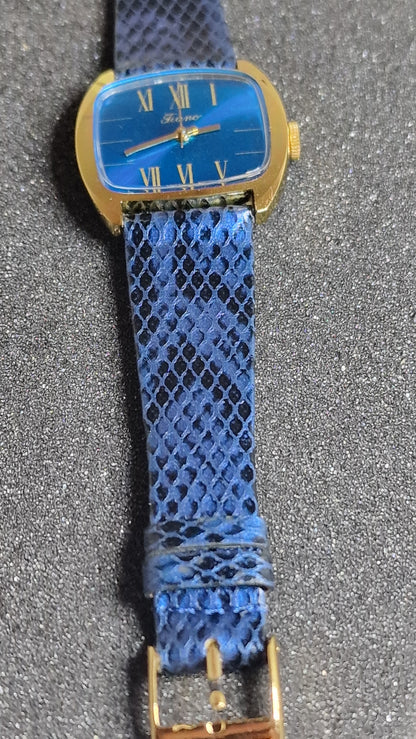 🕰️ Unworn Vintage Watch "TIAnO" – Swiss Made for Japan, 80s/90s, Hand-Wound, Super Flat