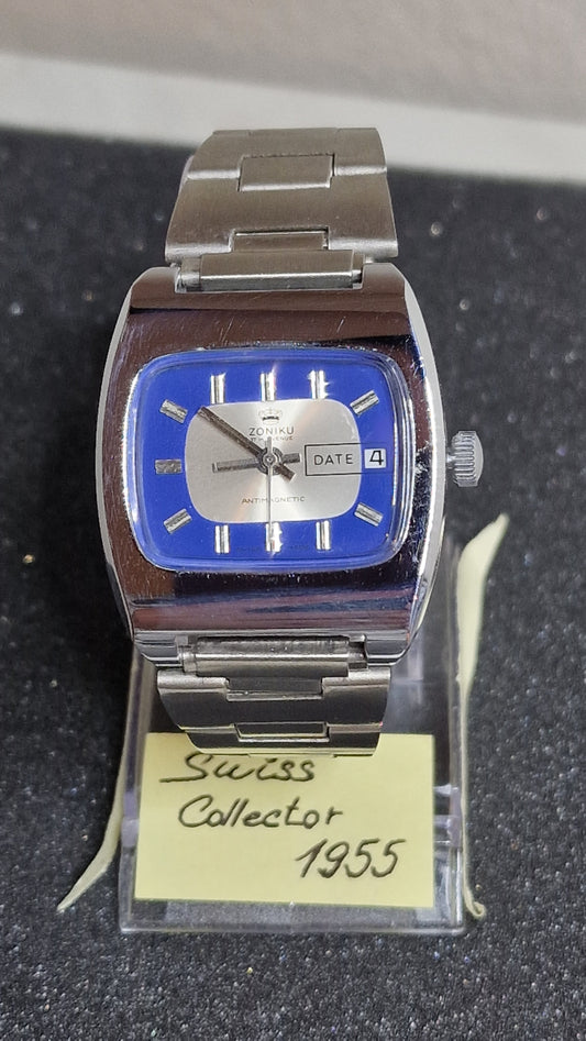 🕰️ Unworn Vintage Watch "ZONIKU" – Swiss Made, Hand-Wound, 1960s or Older, Old Stock