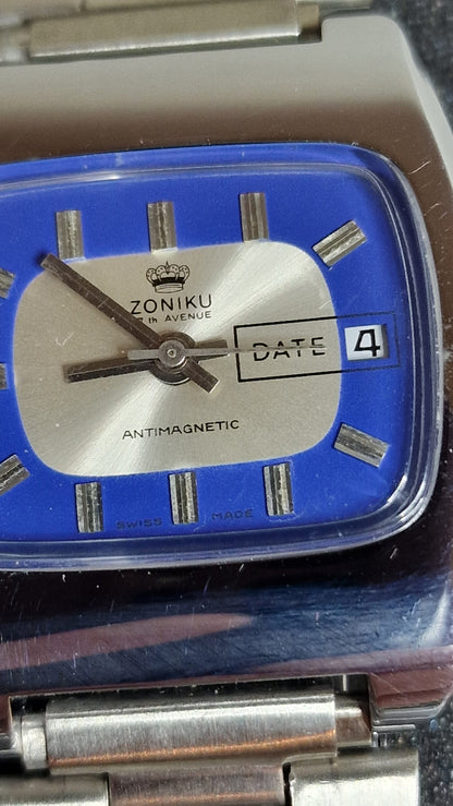 🕰️ Unworn Vintage Watch "ZONIKU" – Swiss Made, Hand-Wound, 1960s or Older, Old Stock
