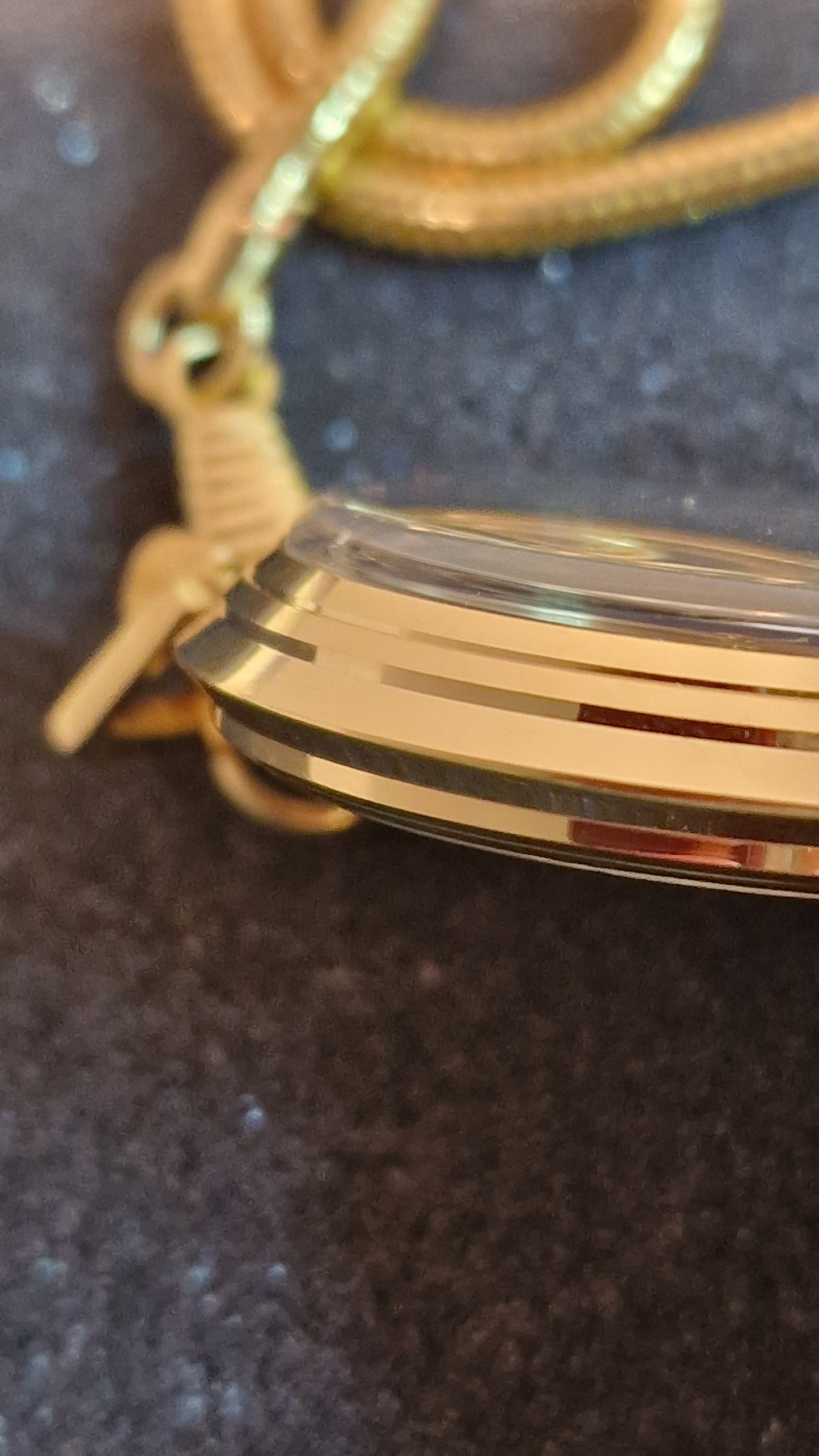 ⏱️ Unworn Vintage Pocket Watch "ABON 21C" – Swiss Movement, Hand-Wound, 42mm, NOS + Chain