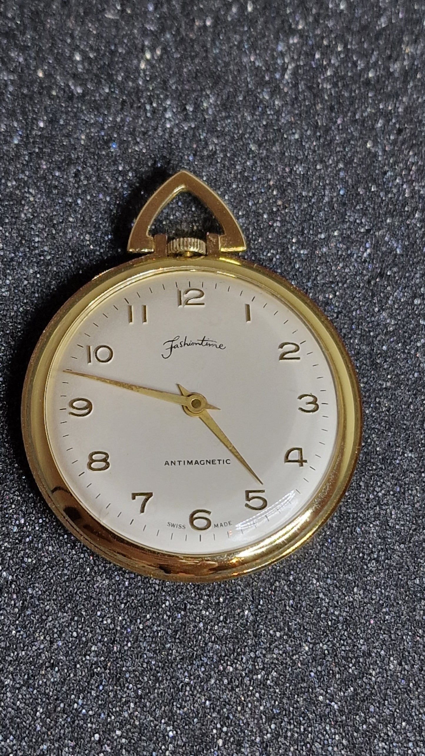 ⏱️ Pocket Watch "FASHIontime" – Swiss Made, Hand-Wound, 41mm, From Business Liquidation