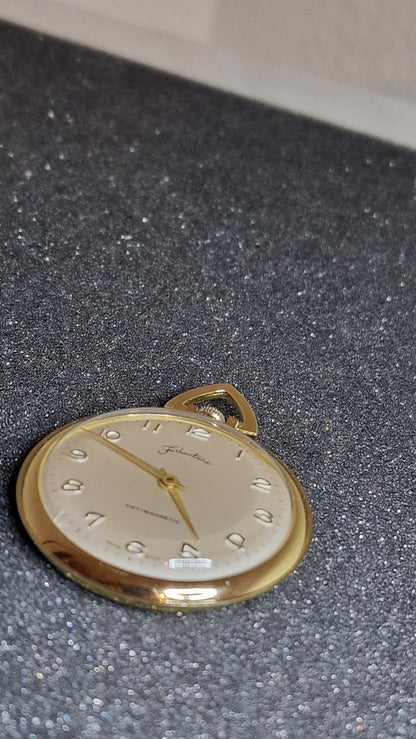 ⏱️ Pocket Watch "FASHIontime" – Swiss Made, Hand-Wound, 41mm, From Business Liquidation