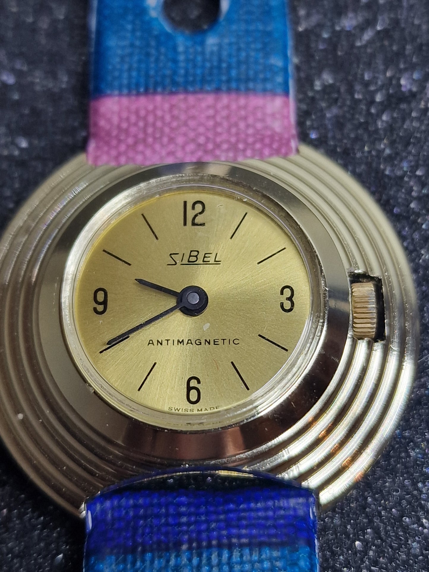 💎 Unworn Vintage Ladies' Watch "SIBEL" – Swiss Made, Hand-Wound, Early 1970s, 33mm