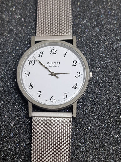 ✨ New Ultra-Slim ZENO De Luxe Watch – Quartz, 33mm, Elegant & Sporty