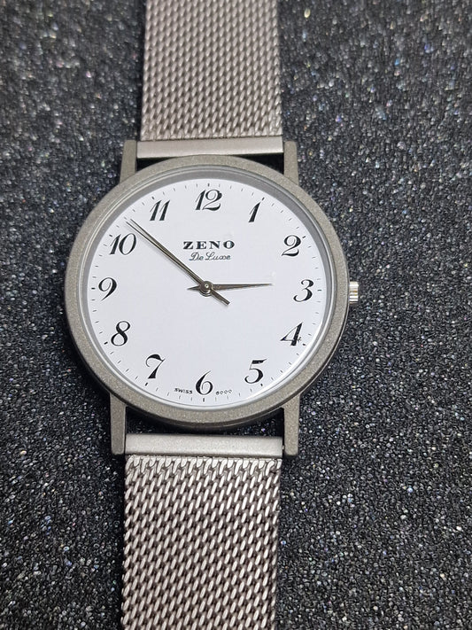 ✨ New Ultra-Slim ZENO De Luxe Watch – Quartz, 33mm, Elegant & Sporty