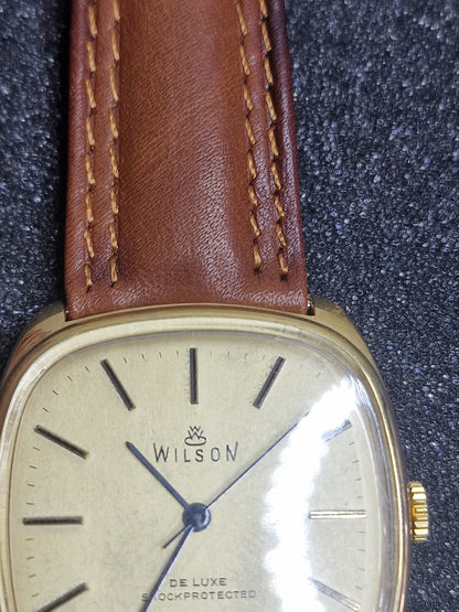 🕰️ Unworn Vintage Watch "WILSON" – Swiss Made, Hand-Wound, 1960s, Old Stock