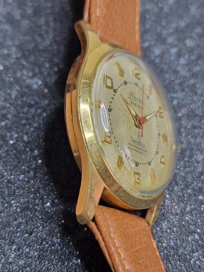 🕰️ Vintage Watch "Timonova" – 50s/60s, Hand-Wound, 20 Micron Gold-Plated, Tested