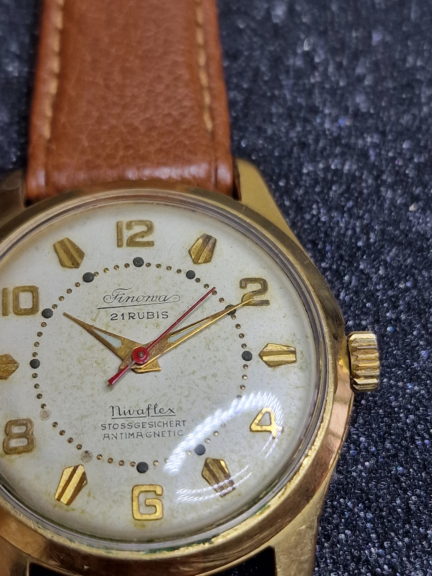 🕰️ Vintage Watch "Timonova" – 50s/60s, Hand-Wound, 20 Micron Gold-Plated, Tested