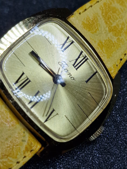 🕰️ Unworn Vintage Watch "TIANO" – Swiss Made for Japan, Hand-Wound, 80s/90s, Ultra Slim