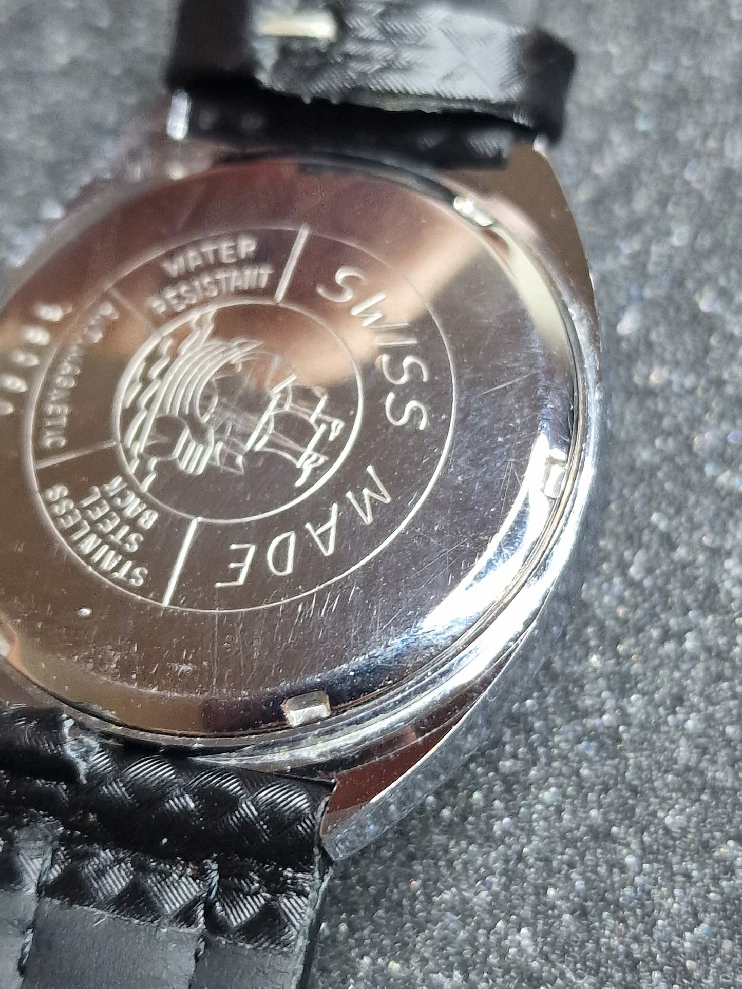 🕰️ Unworn Vintage Men’s Watch "Cruzeiral De Luxe" – Swiss Made, Hand-Wound, 70s/80s, Faceted Crystal