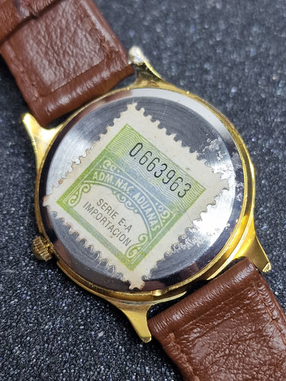 🕰️ Unworn Vintage Watch "FERO-Feldmann" – Swiss Made, Hand-Wound, 70s/80s, Ultra-Slim Design