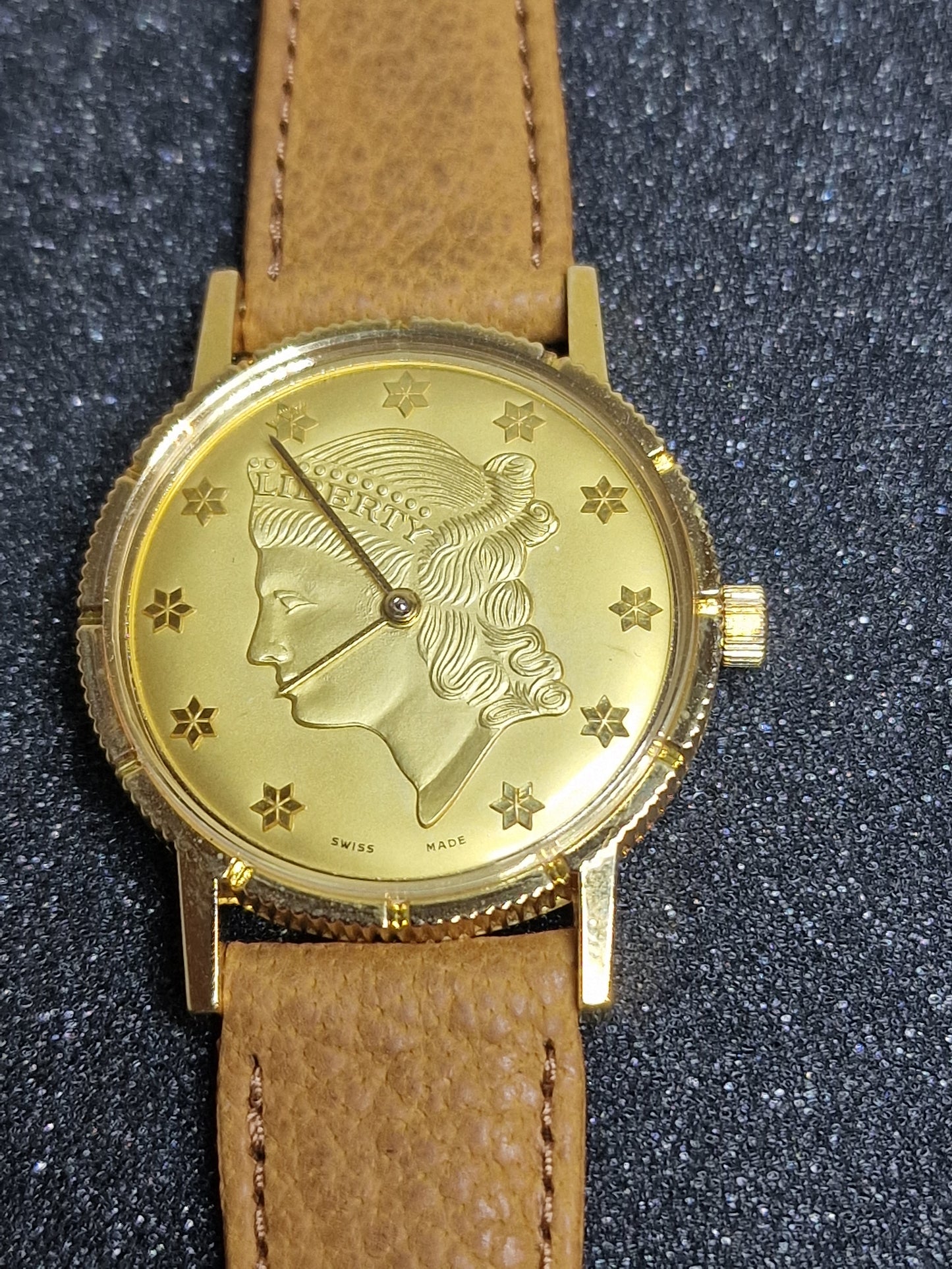 🕰️ Unworn Vintage Watch "DIAREX" – Swiss Made, Hand-Wound, 1970s, Liberty Dial