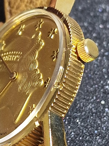 🕰️ Unworn Vintage Watch "DIAREX" – Swiss Made, Hand-Wound, 1970s, Liberty Dial