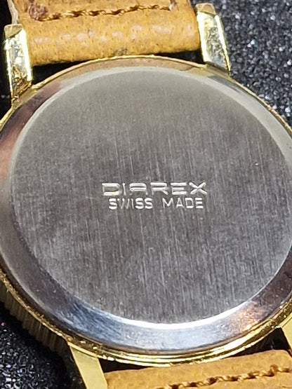 🕰️ Unworn Vintage Watch "DIAREX" – Swiss Made, Hand-Wound, 1970s, Liberty Dial