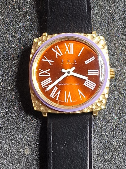 💎 Unworn Vintage Ladies' Watch "F.H.B." – Swiss Made, Hand-Wound, 1970s, Rare Piece