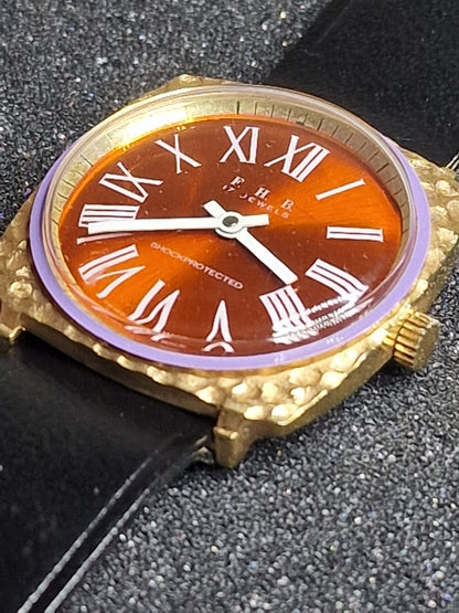 💎 Unworn Vintage Ladies' Watch "F.H.B." – Swiss Made, Hand-Wound, 1970s, Rare Piece