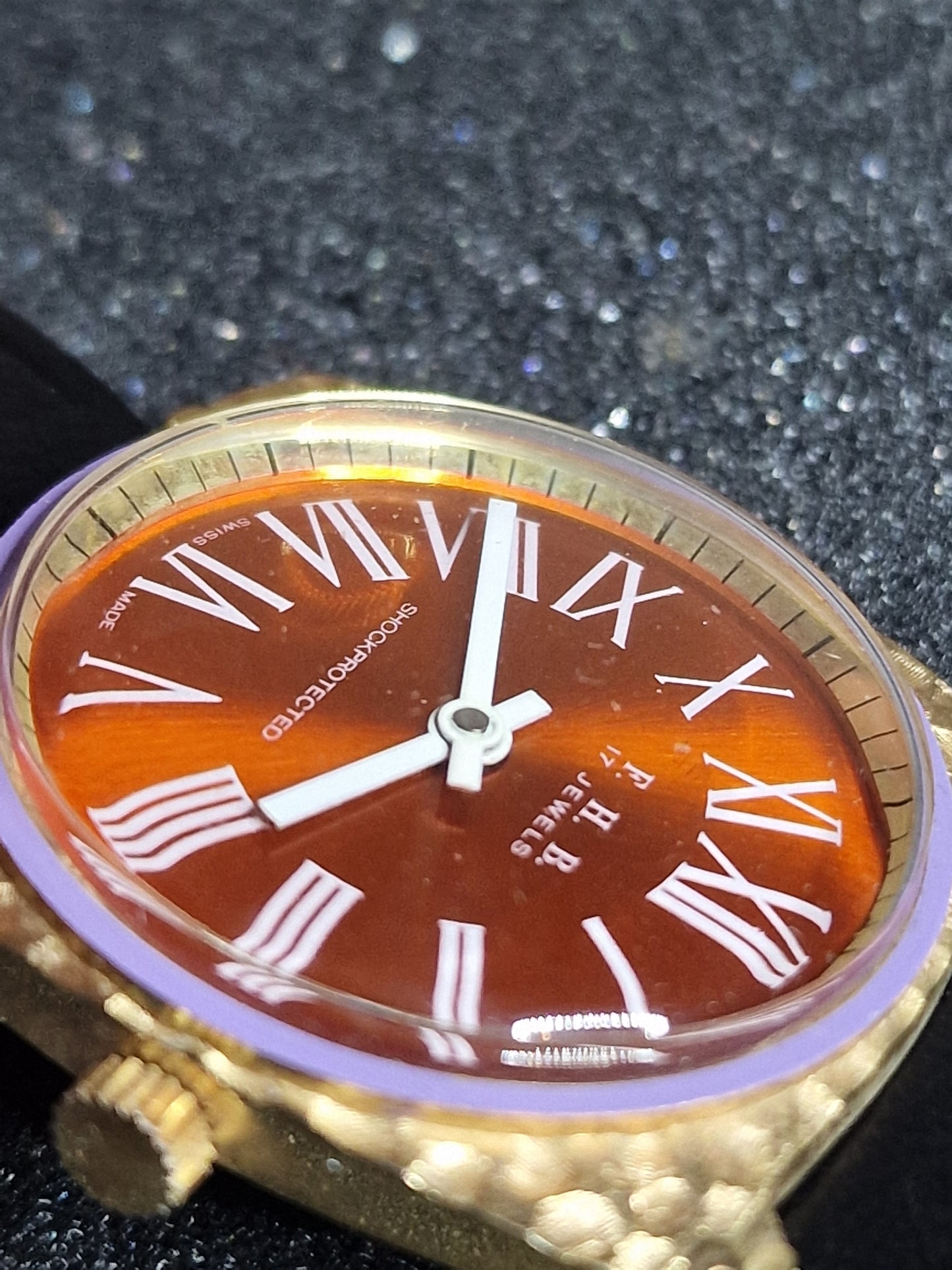 💎 Unworn Vintage Ladies' Watch "F.H.B." – Swiss Made, Hand-Wound, 1970s, Rare Piece