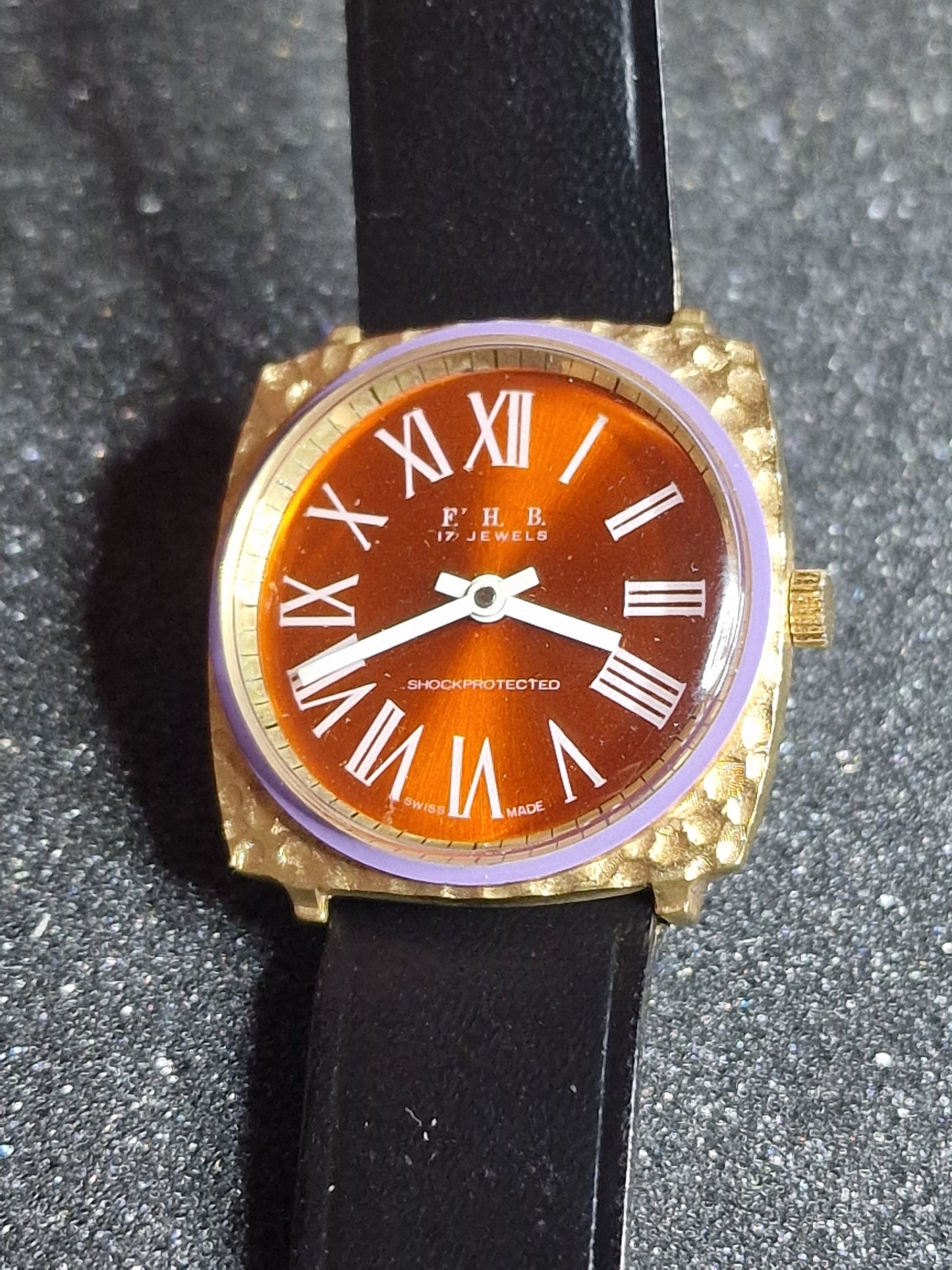 💎 Unworn Vintage Ladies' Watch "F.H.B." – Swiss Made, Hand-Wound, 1970s, Rare Piece