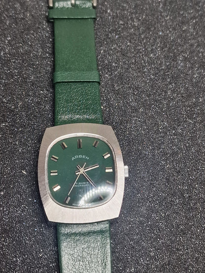 🕰️ Unworn Vintage Watch "ARBEH" – Swiss Made, Hand-Wound, 60s/70s, Ultra-Slim Design