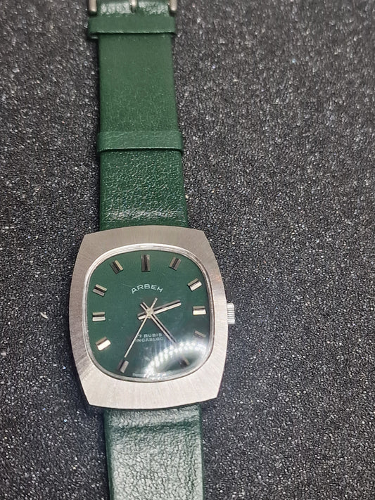 🕰️ Unworn Vintage Watch "ARBEH" – Swiss Made, Hand-Wound, 60s/70s, Ultra-Slim Design