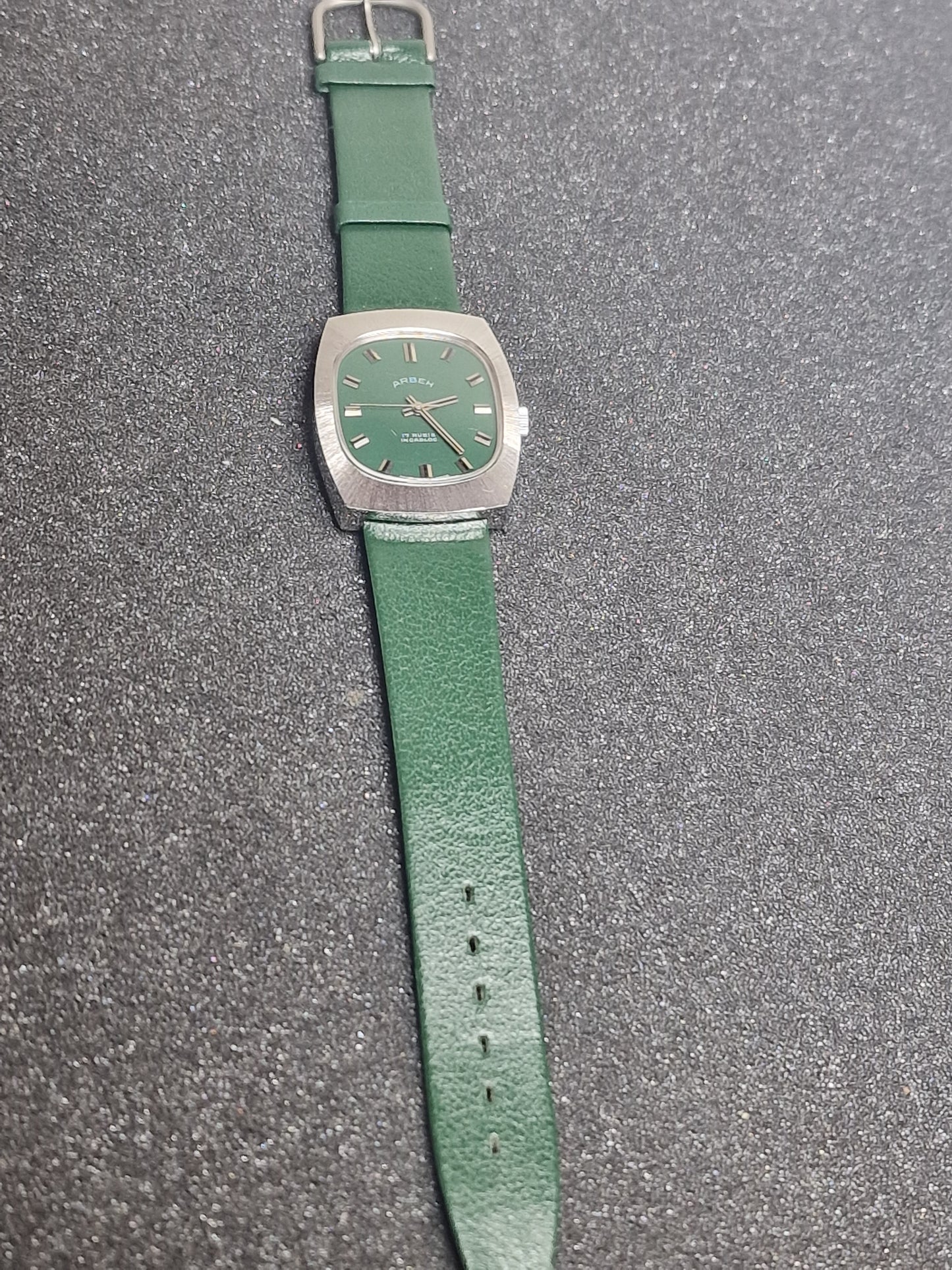 🕰️ Unworn Vintage Watch "ARBEH" – Swiss Made, Hand-Wound, 60s/70s, Ultra-Slim Design