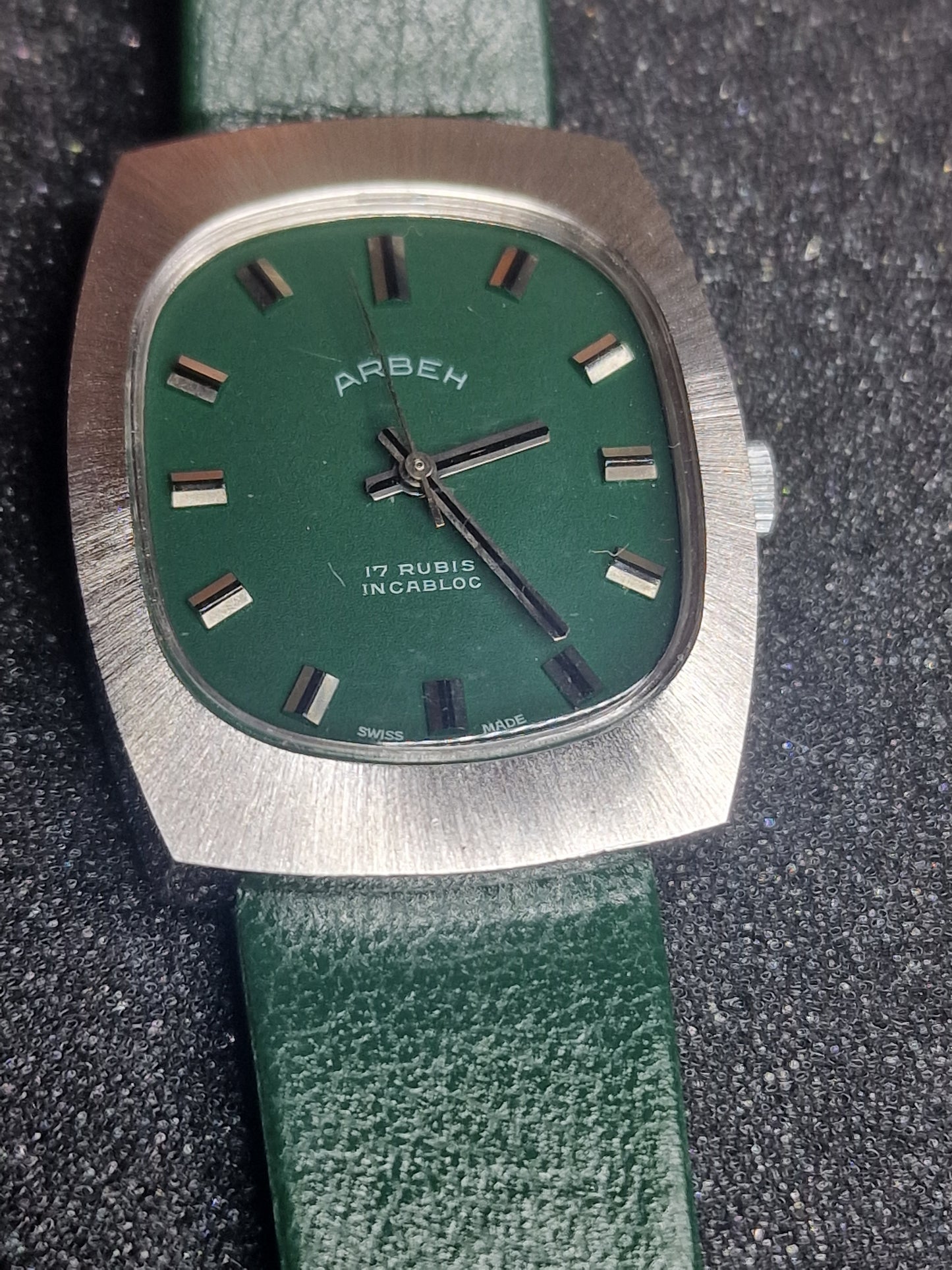 🕰️ Unworn Vintage Watch "ARBEH" – Swiss Made, Hand-Wound, 60s/70s, Ultra-Slim Design