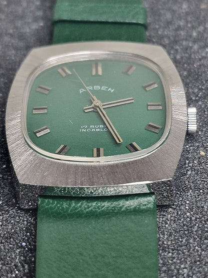 🕰️ Unworn Vintage Watch "ARBEH" – Swiss Made, Hand-Wound, 60s/70s, Ultra-Slim Design