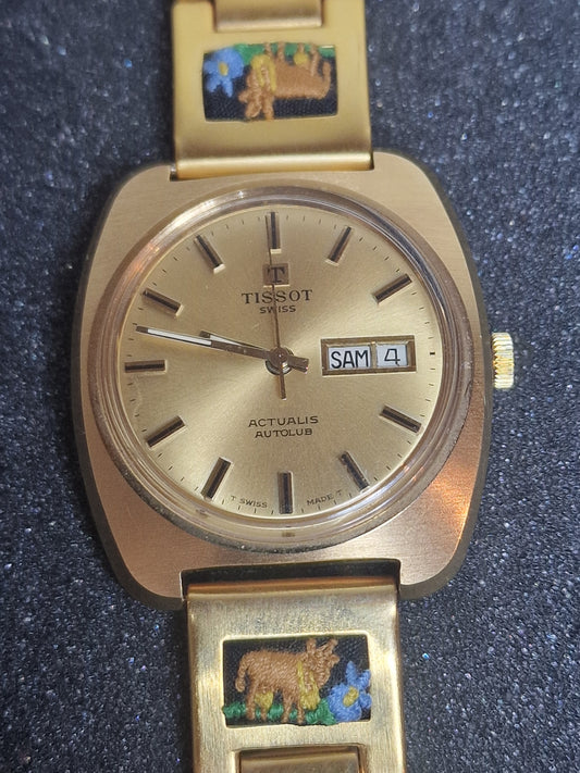 ⭐ Unworn Vintage TISSOT Actualis Autolub – Swiss Made, Hand-Wound, 1960s, Old Stock
