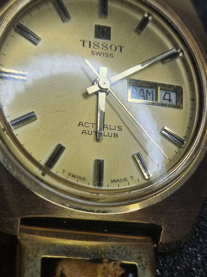 ⭐ Unworn Vintage TISSOT Actualis Autolub – Swiss Made, Hand-Wound, 1960s, Old Stock