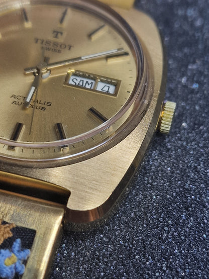 ⭐ Unworn Vintage TISSOT Actualis Autolub – Swiss Made, Hand-Wound, 1960s, Old Stock