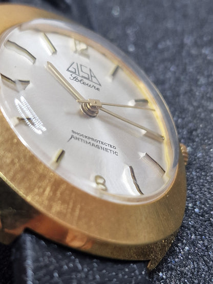 🕰️ Unworn Vintage Watch "GISA Soleure" – Swiss Made, Hand-Wound, 1960s, Old Stock